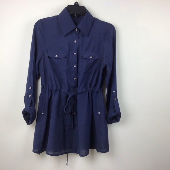 Jacket, Overblouse, SP, Navy - Picture 1 of 5